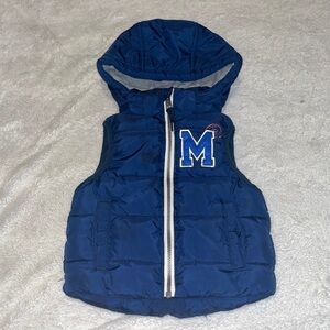 H&M Mickey Mouse hooded puffer vest